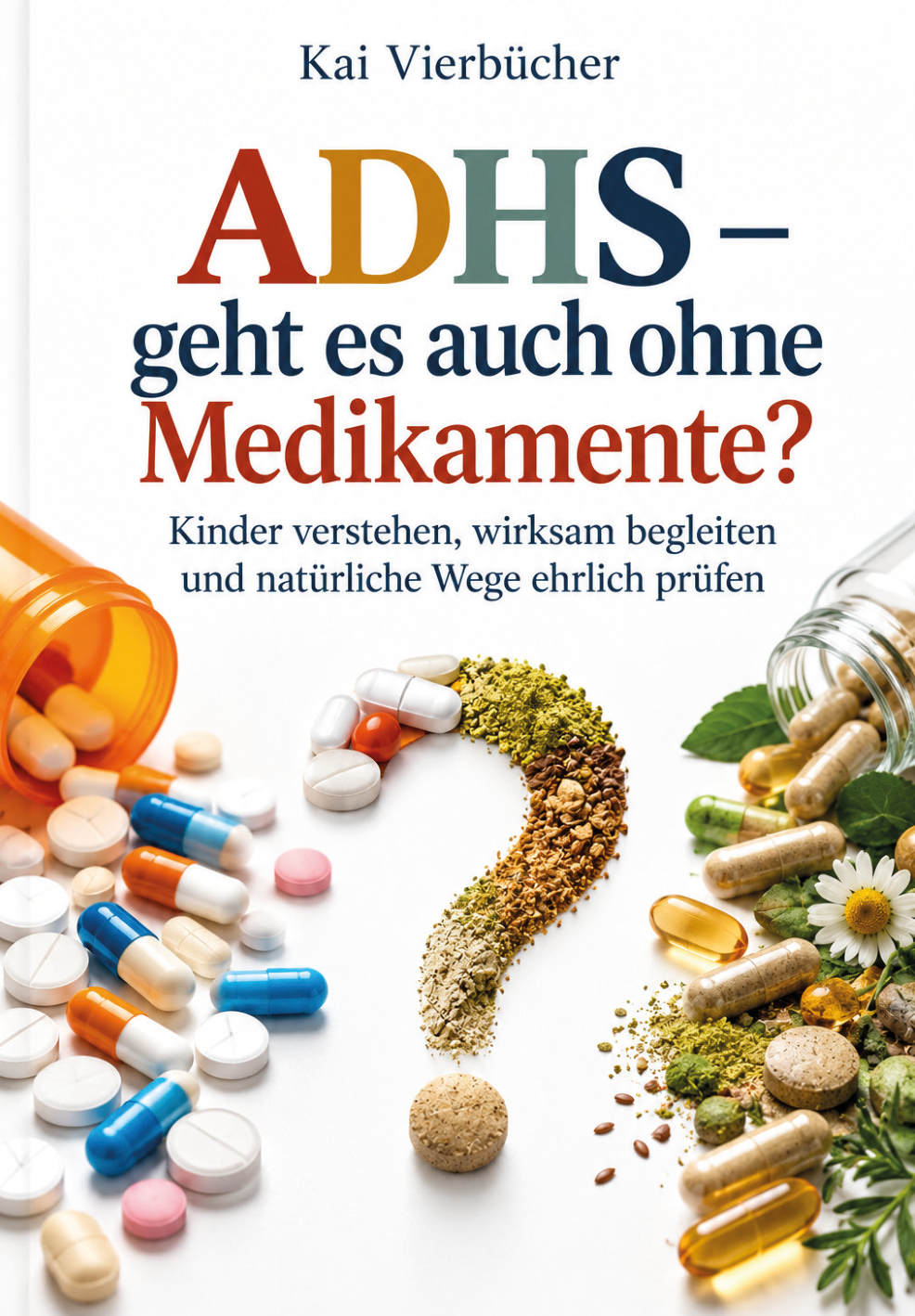 Buchcover: ADHS – geht es auch ohne Medikamente? von Kai Vierbücher